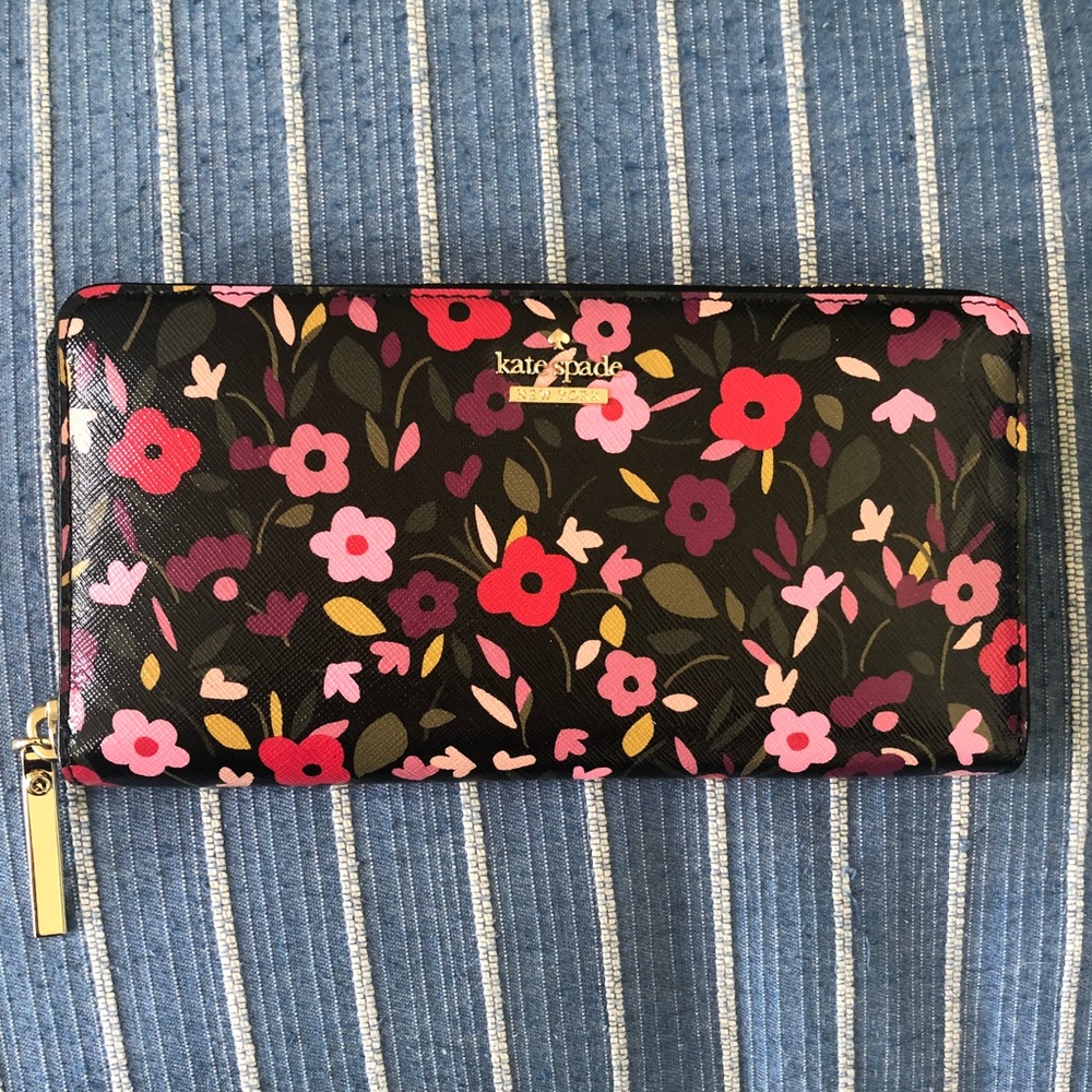 Kate Spade Wallet-Cameron Street Boho Floral Lacey